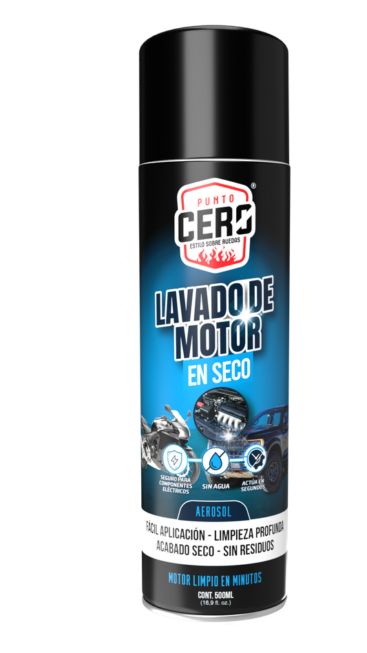 KIT LAVADO DE MOTOR EN SECO - CARROS