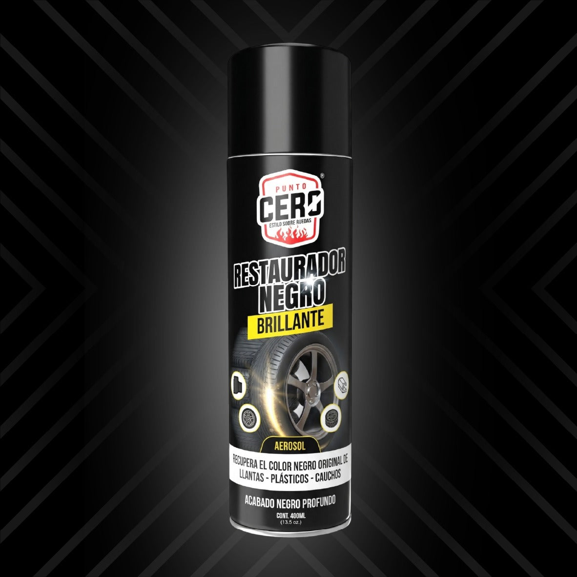 Punto Cero Restaurador Partes Negras 400 Ml